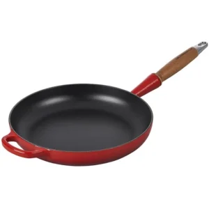 Le Creuset Alpine Wood Handle Fry Pan - Cerise