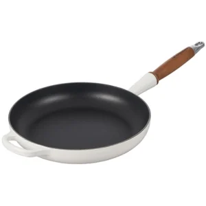 Le Creuset Alpine Wood Handle Fry Pan - White