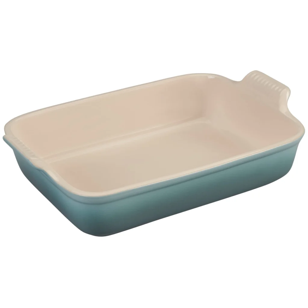 Le Creuset Heritage 4 Qt Rectangular Dish - Sea Salt