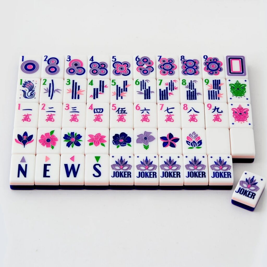 Oh My Mahjong Lilac Soiree Tiles