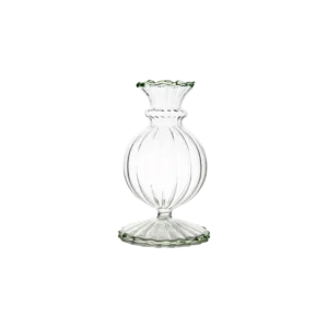 Miss Annie Bud Vase - Green Trim