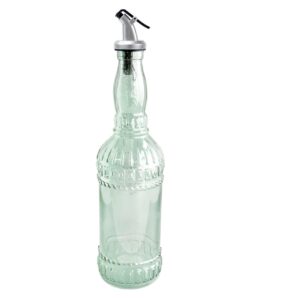 Grant Howard Monza Embossed Glass Cruet with Pourer (22 oz)