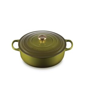 Le Creuset 6.75 Qt. Signature Round Wide Oven - Olive