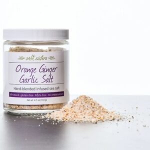 Salt Sisters Orange Ginger Garlic Salt 3.7 oz