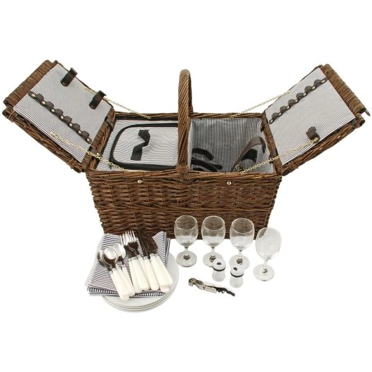 Twine Cape Cod Wicker Picnic Basket