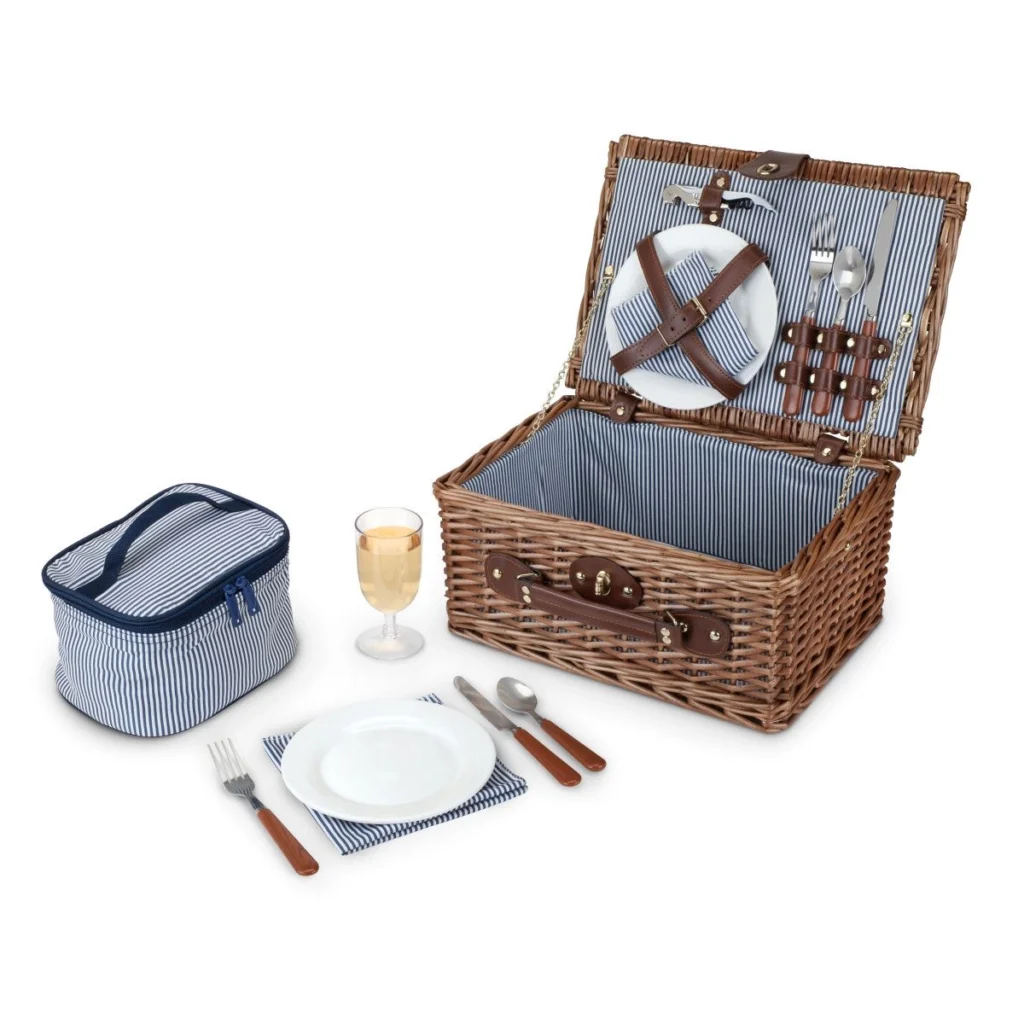 Twine Newport Wicker Picnic Basket