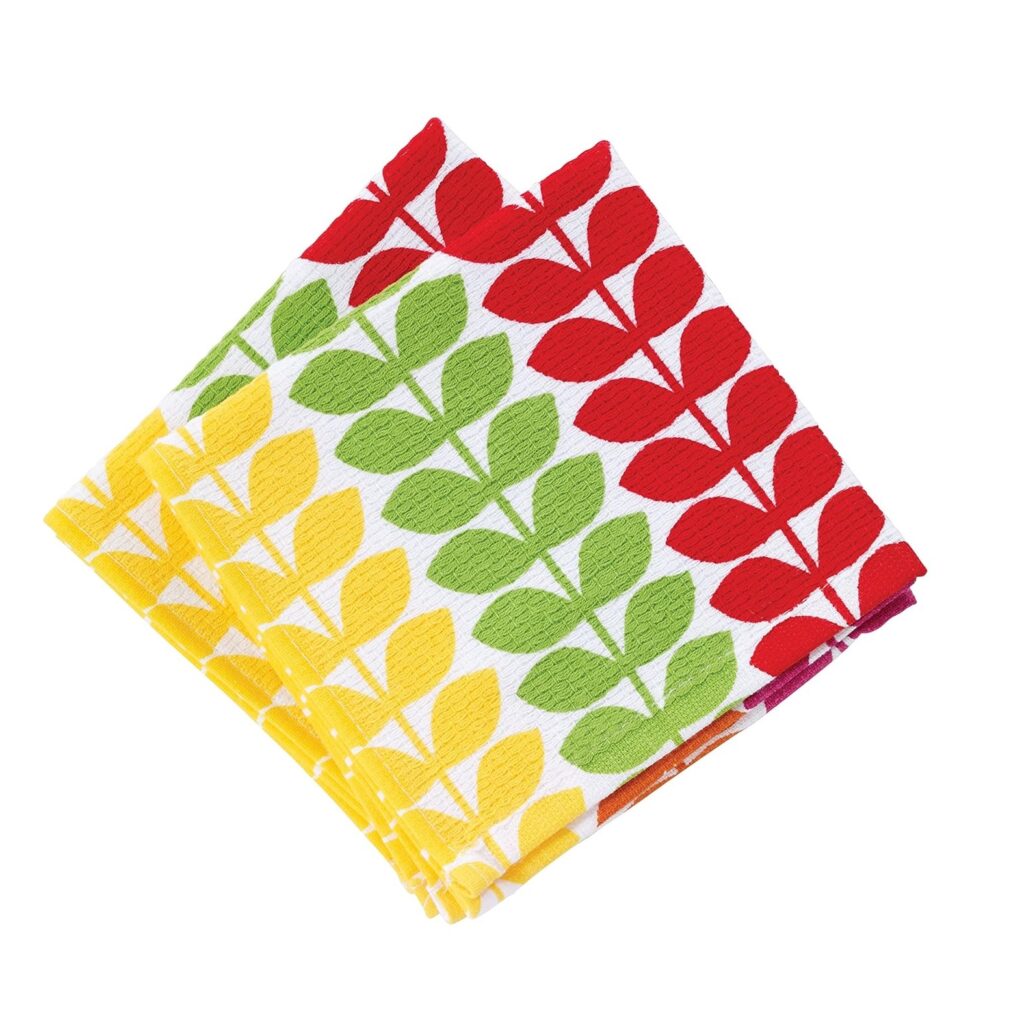 T-fal Printed Dish Cloth - Warm Vine (Set of 2)