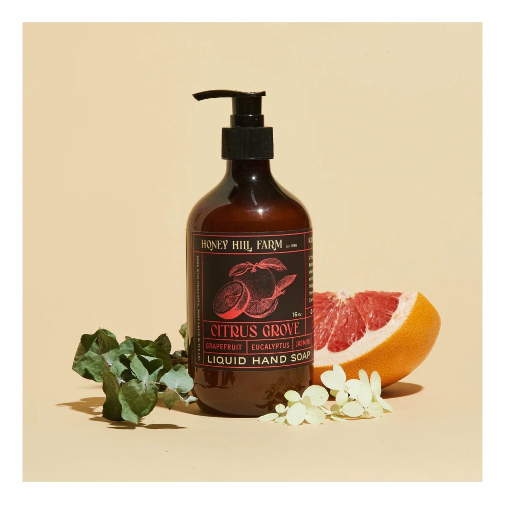 Honey Hill Farm 16 oz. Liquid Hand Soap - Citrus Grove