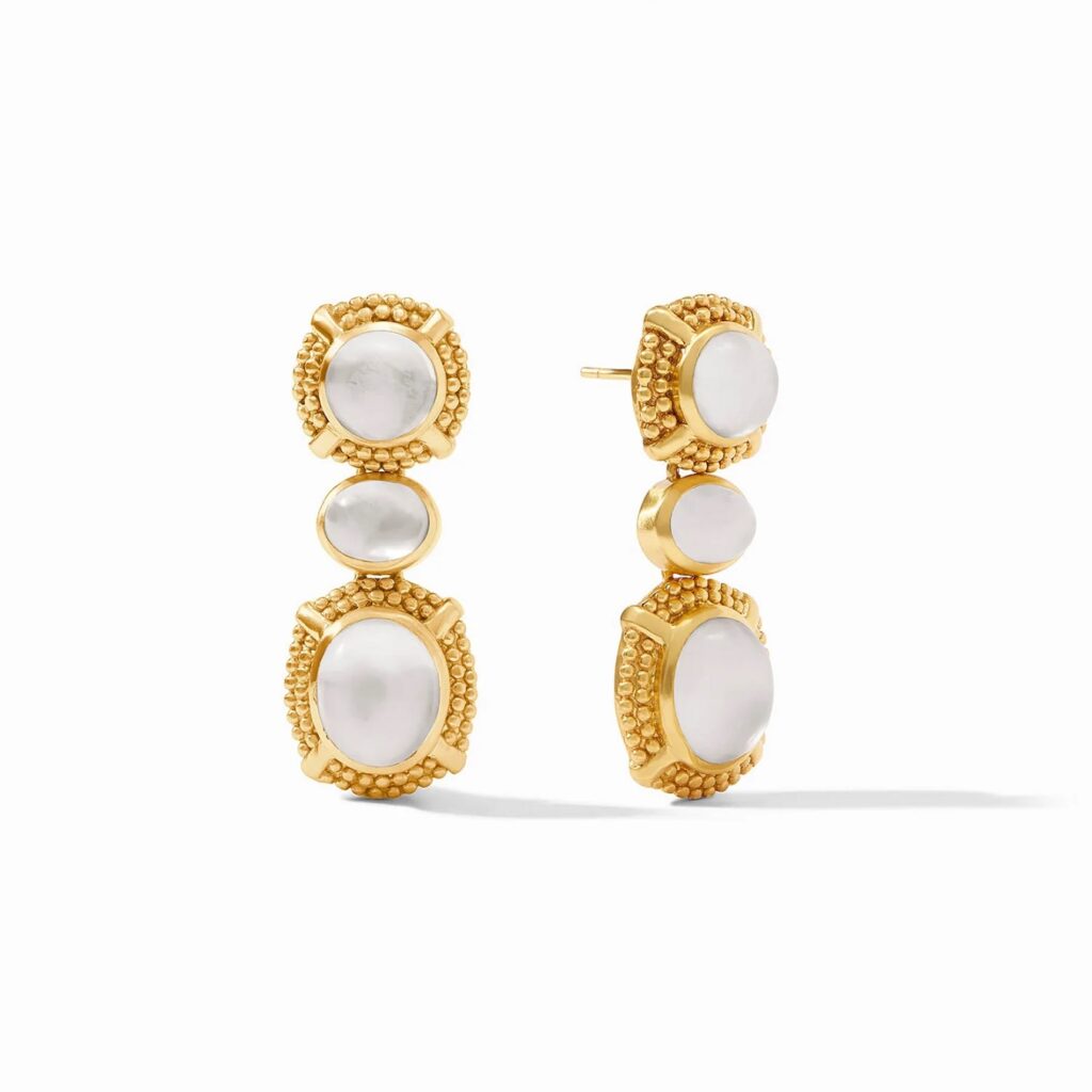 Julie Vos Cabochon Statement Earrings