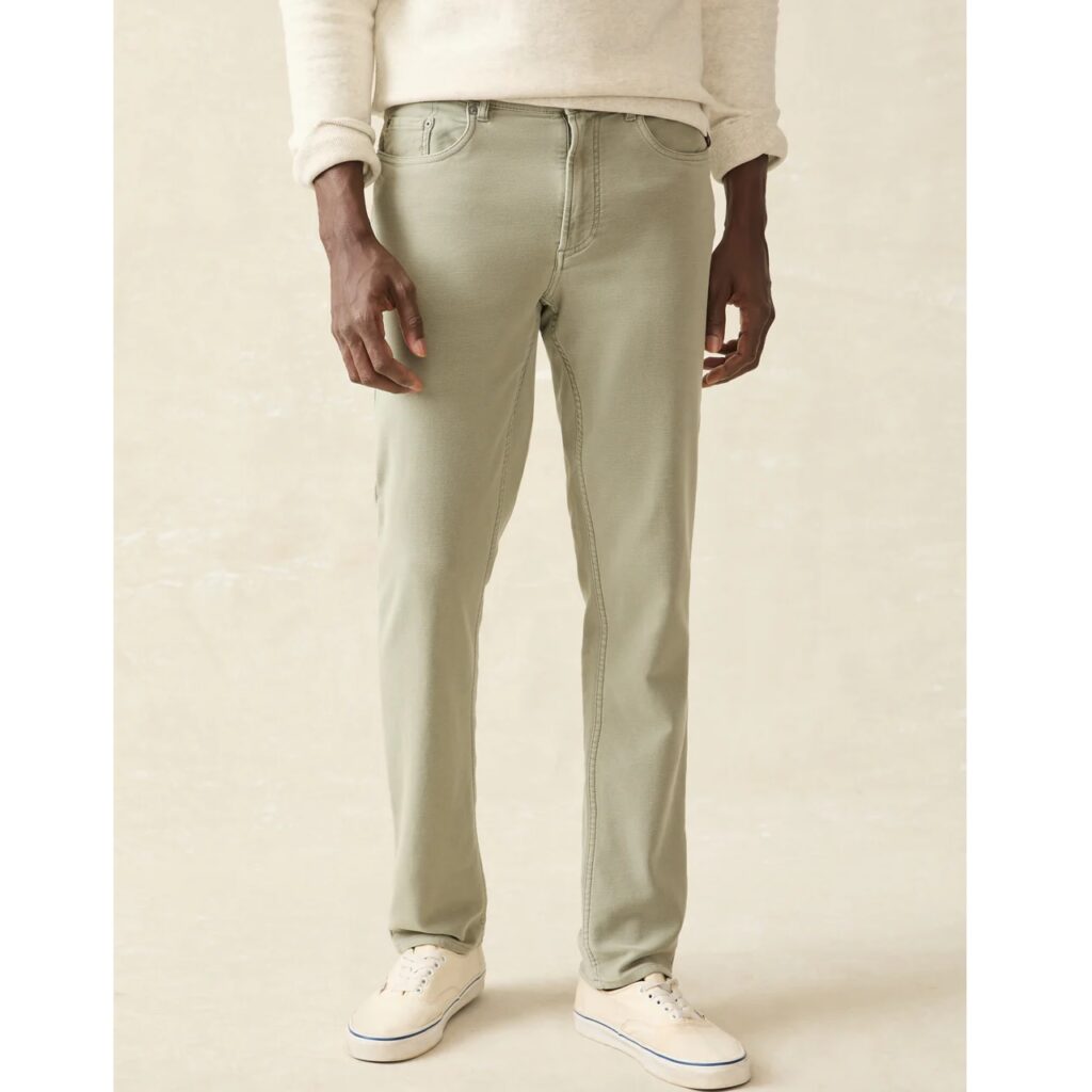 Faherty Stretch Terry 5-Pocket Pant