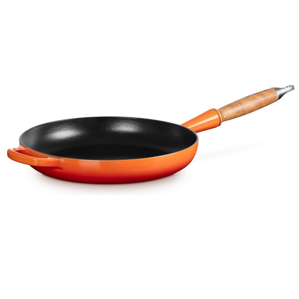 Alpine Wood Handle Fry Pan - Flame