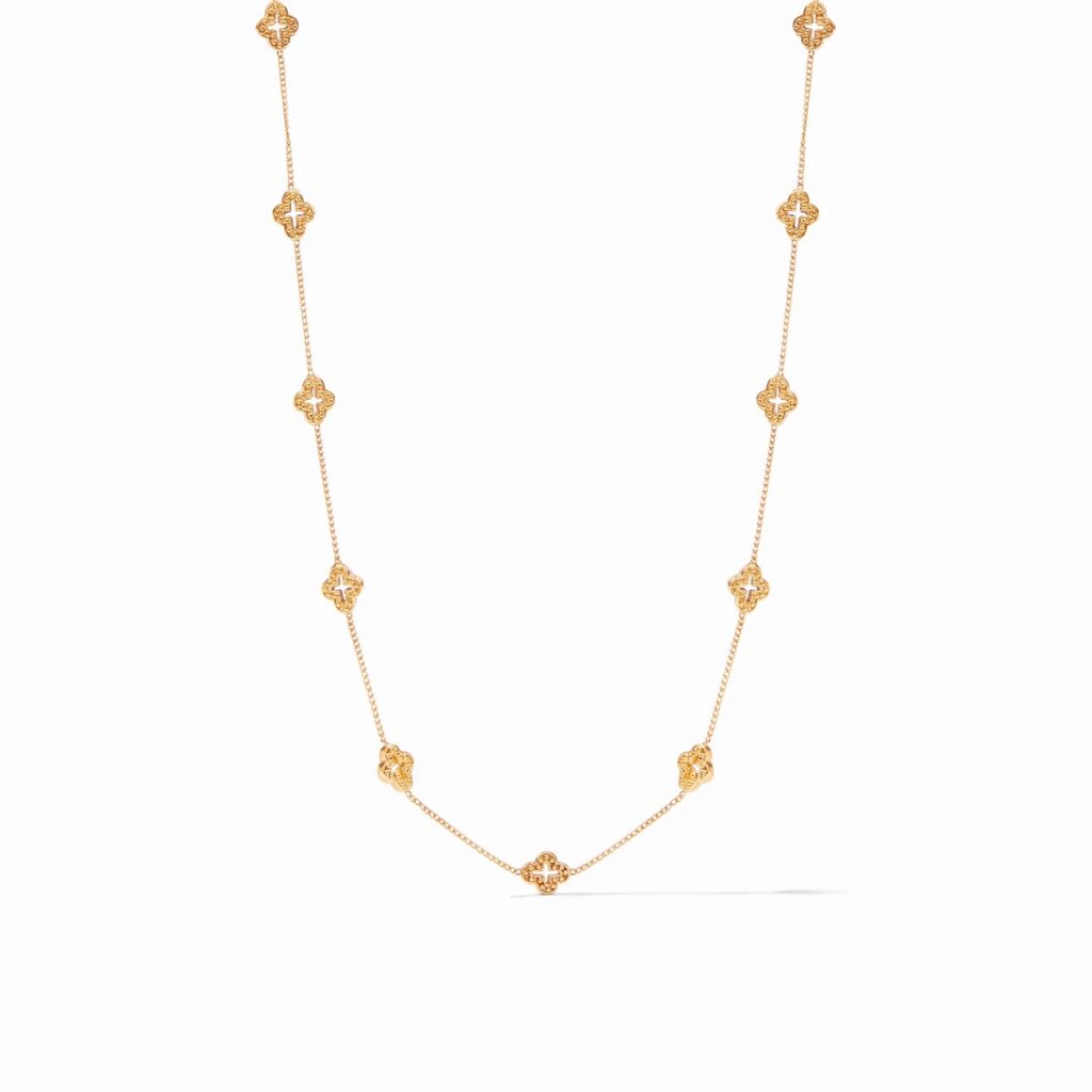 Julie Vos Florentine Demi Delicate Station Necklace