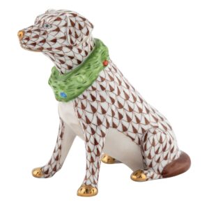 Herend Holiday Dog - Chocolate