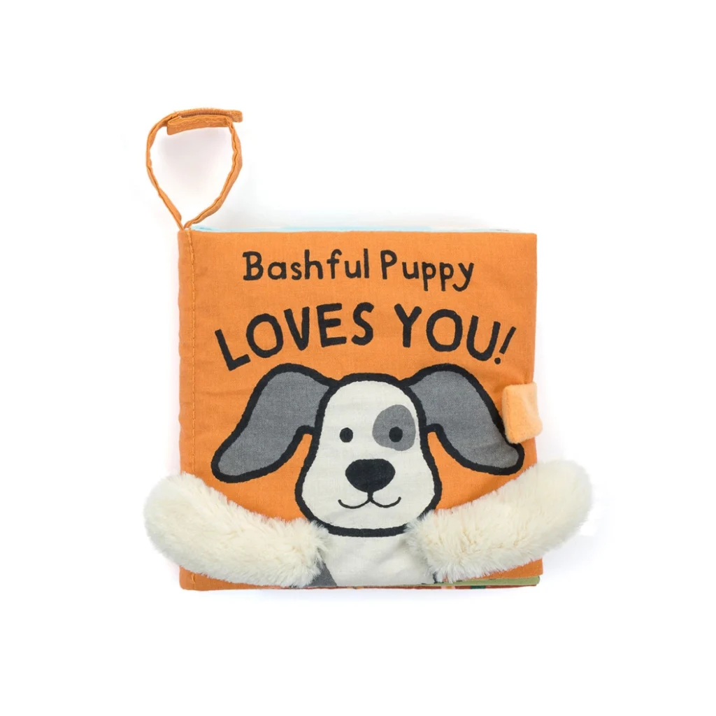 Jellycat Bashful Puppy Loves You Book