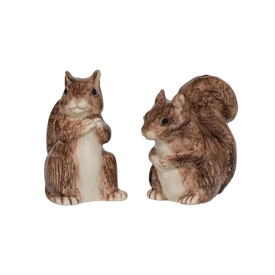 Juliska Clever Creatures Squirrel Salt and Pepper Set