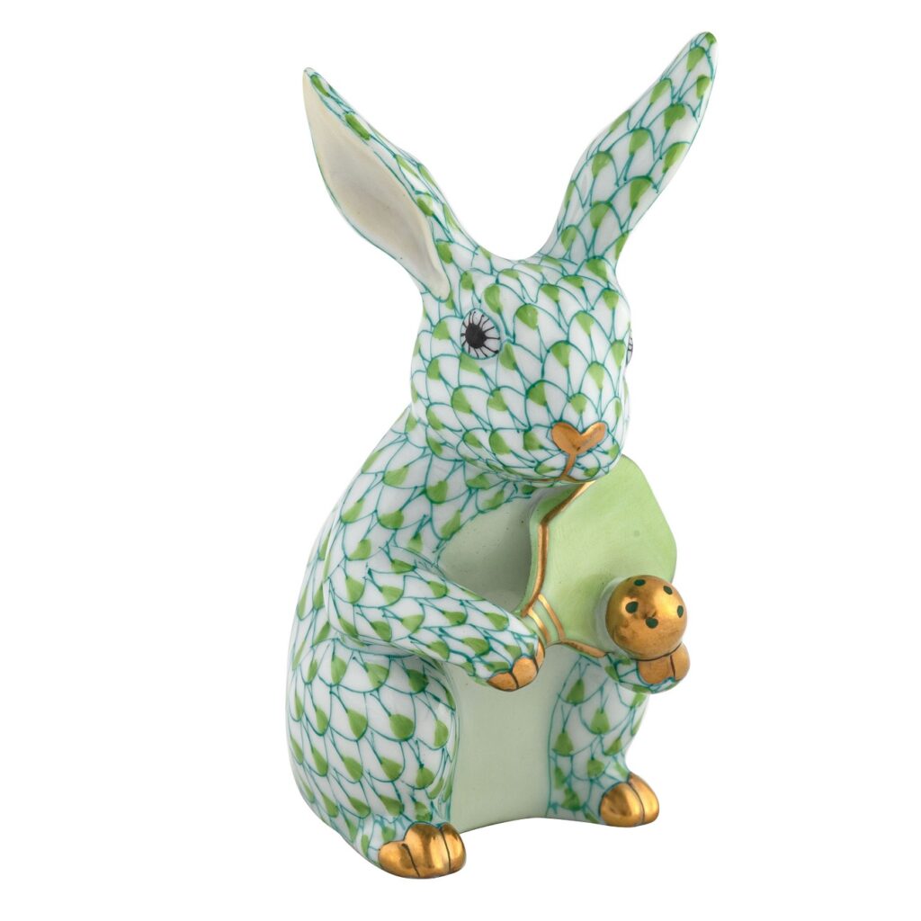 Herend Pickleball Bunny - Key Lime