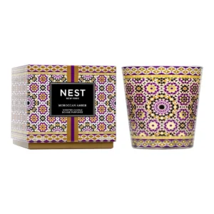 Nest Moroccan Amber Decorative 3-Wick Candle