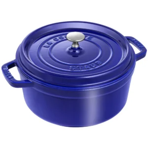 Staub 4 Qt Round Cocotte - Dark Blue