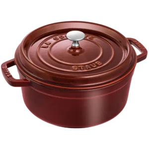 Staub 4 Qt Round Cocotte - Grenadine