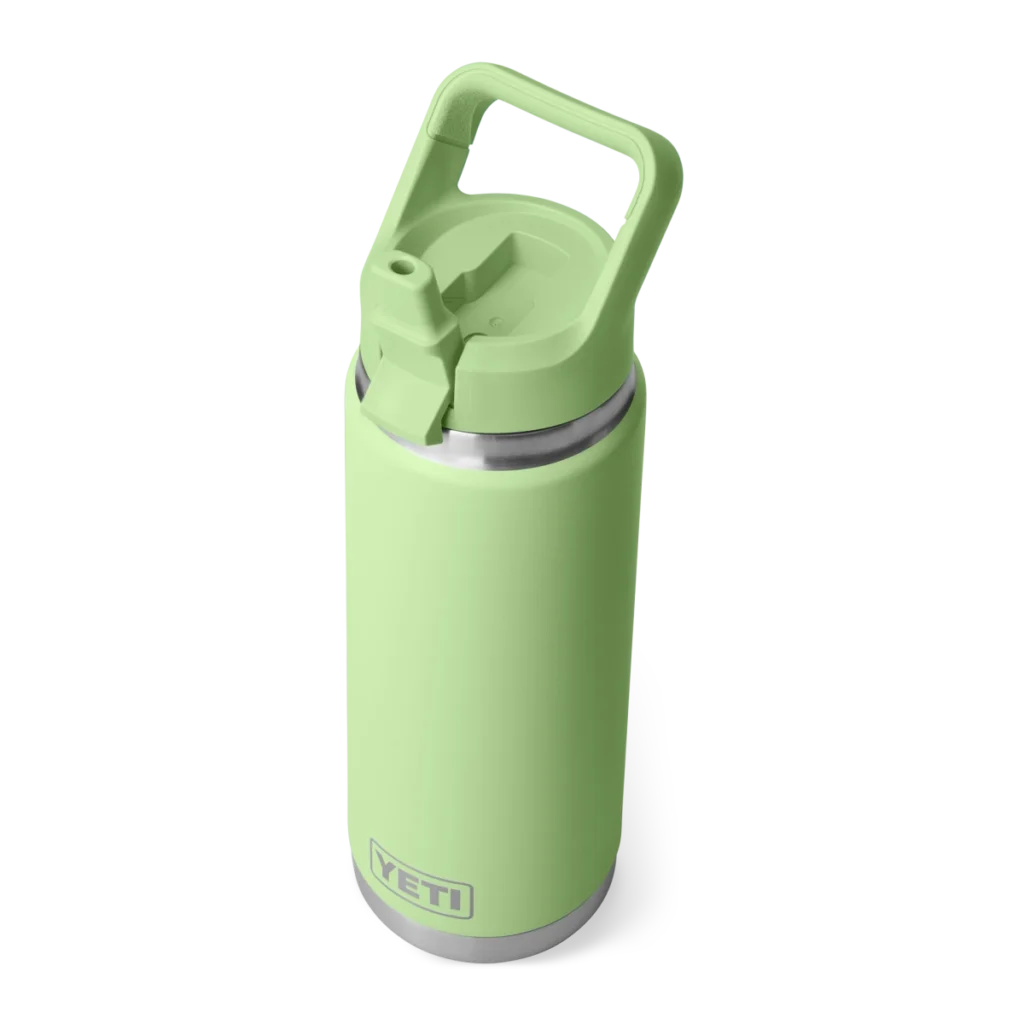 Yeti Rambler 26oz Bottle with Color Matched Straw Cap - Key Lime