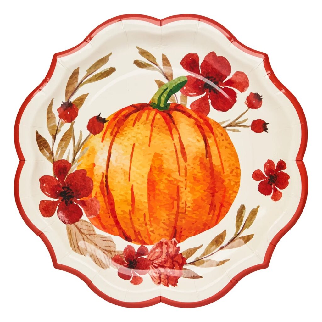 Sophistiplate Autumn Foliage Paper Dinner Plates