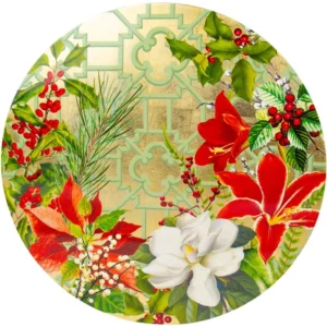 Caspari Christmas Garden Placemat