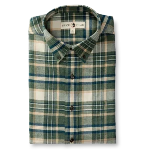 Duck Head Cotton Flannel Sport Shirt - Stoker Plaid