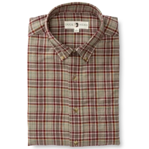 Duck Head Cotton Wool Twill Sport Shirt - Westfall Plaid