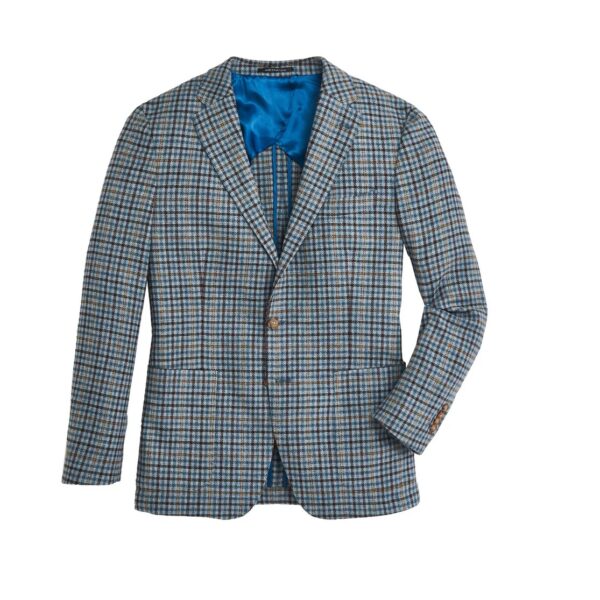 Onward Reserve Di Pray Sky/Chocolate Multi Check Sport Coat - Endless Sky