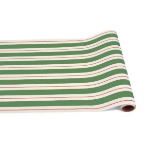 Green & Red Awning Stripe Paper Runner