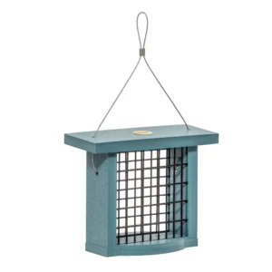 Green Solutions Suet Single Cake Feeder - Blue Recycled Plastic