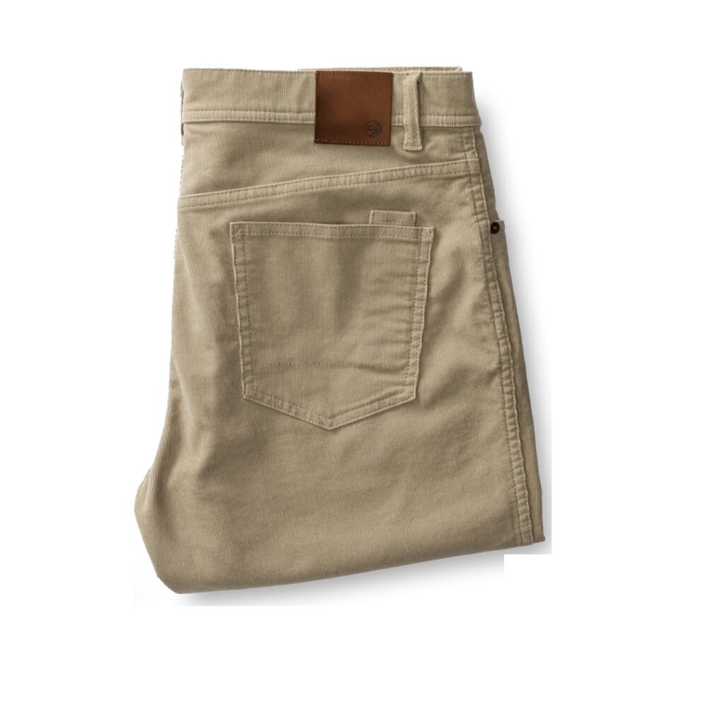 Duck Head Holston Corduroy Five-Pocket Pants - Khaki