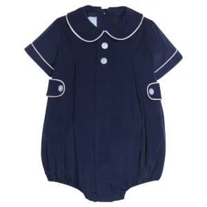 Little English Davant Bubble - Navy Corduroy