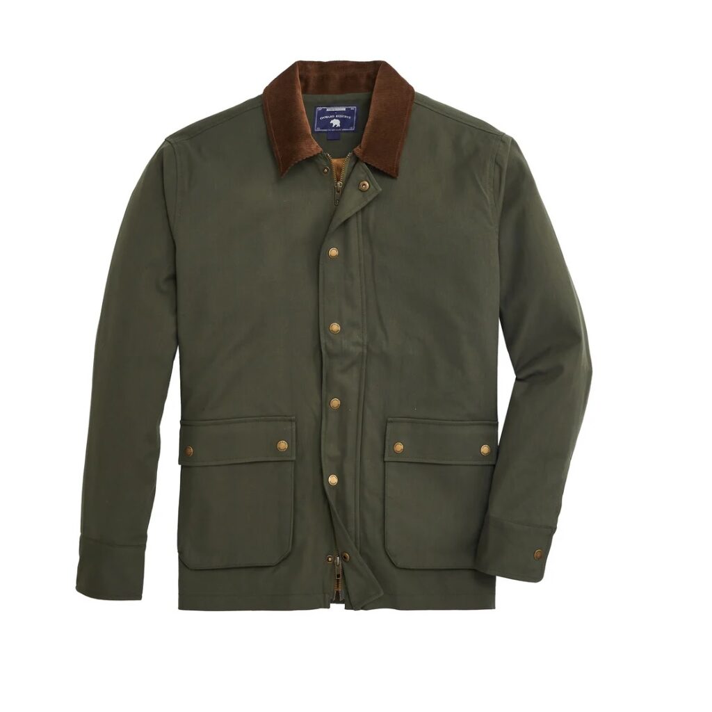 Onward Reserve Red Hills Stretch Canvas Coat - Olive