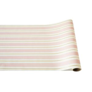 Pink & Gold Awning Stripe Runner