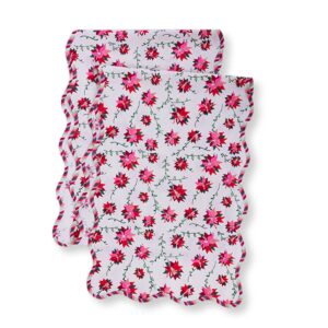 Furbish Poinsettia Table Runner