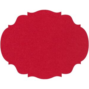 Die-cut Red French Frame Paper Placemats