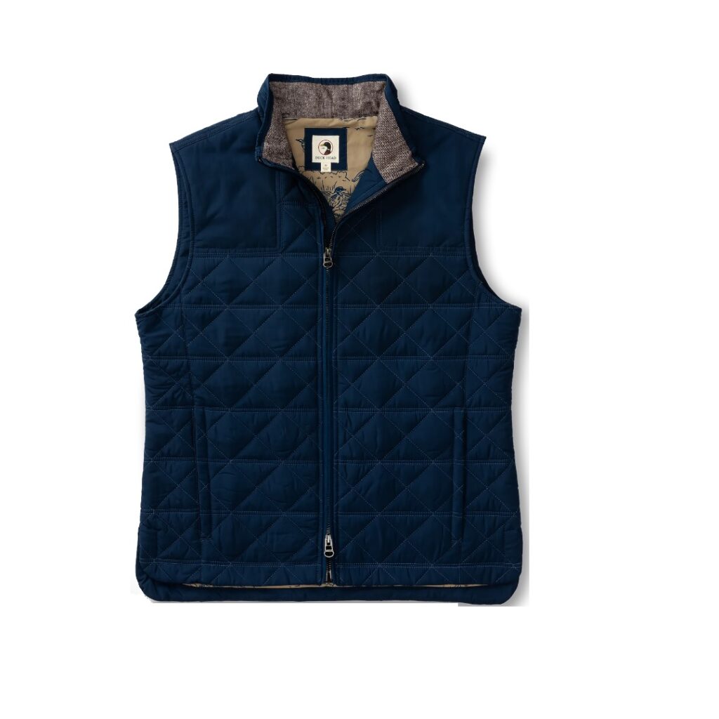 Duck Head Fremont Performance Quilted Vest - Royal Navy