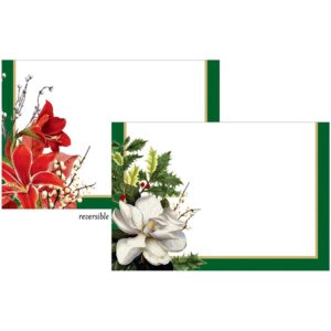 Caspari Christmas Garden Foil Place Cards