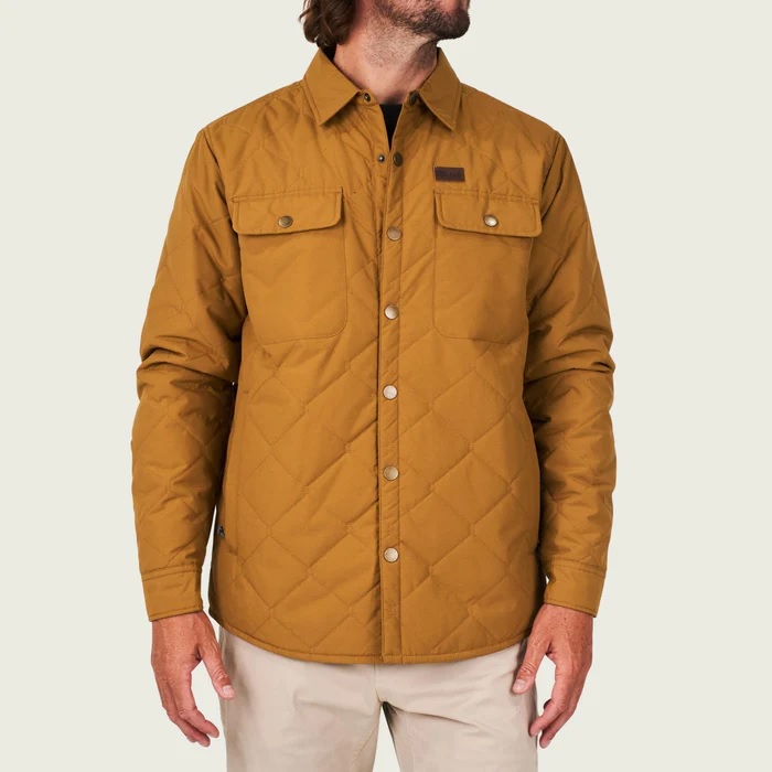 Marsh Wear Saluda Puff Shacket - Cumin