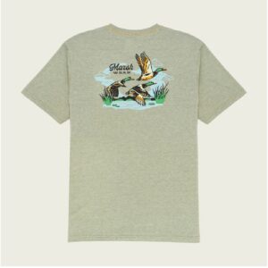 Marsh Wear Paddling Short Sleeve T- Shirt - Fossil Heather