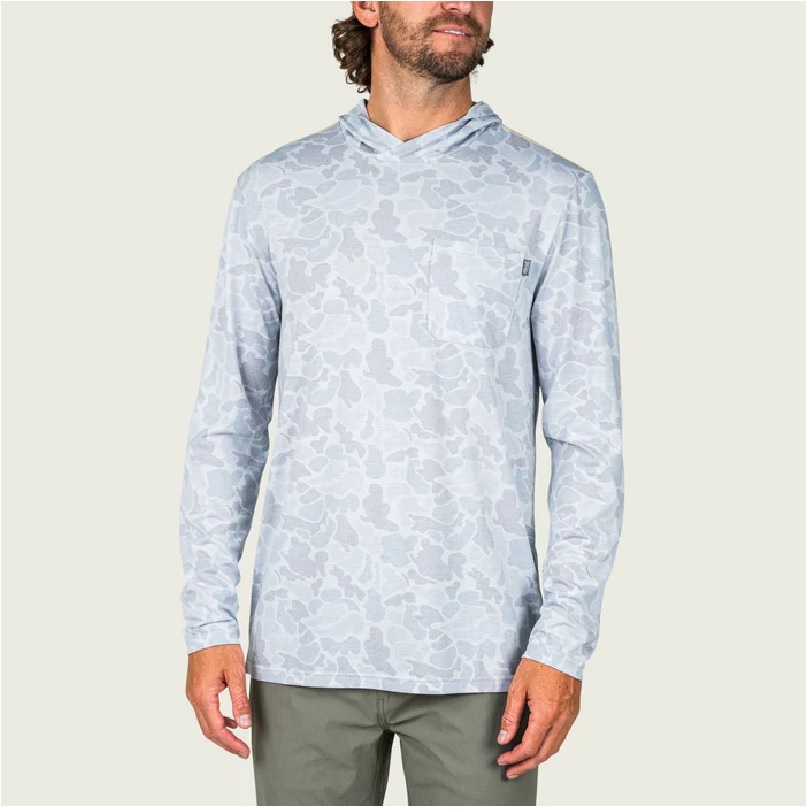 Marsh Wear Buxton Tech Hoodie - Gray Mallard Camo