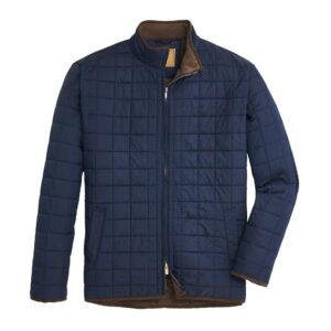 Onward Reserve Grid Quilted Jacket - Classic Navy