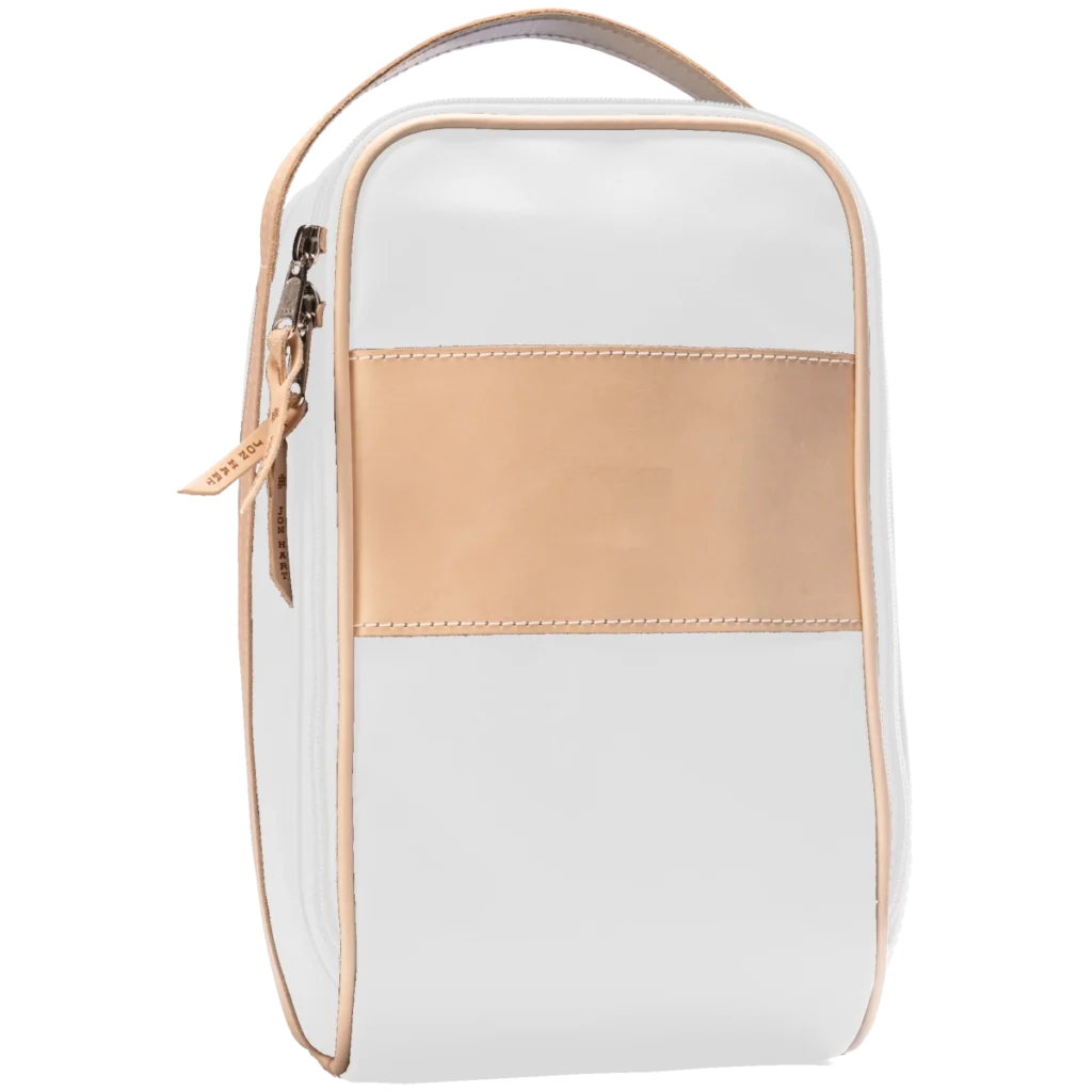 Jon Hart Shoe Bag - White