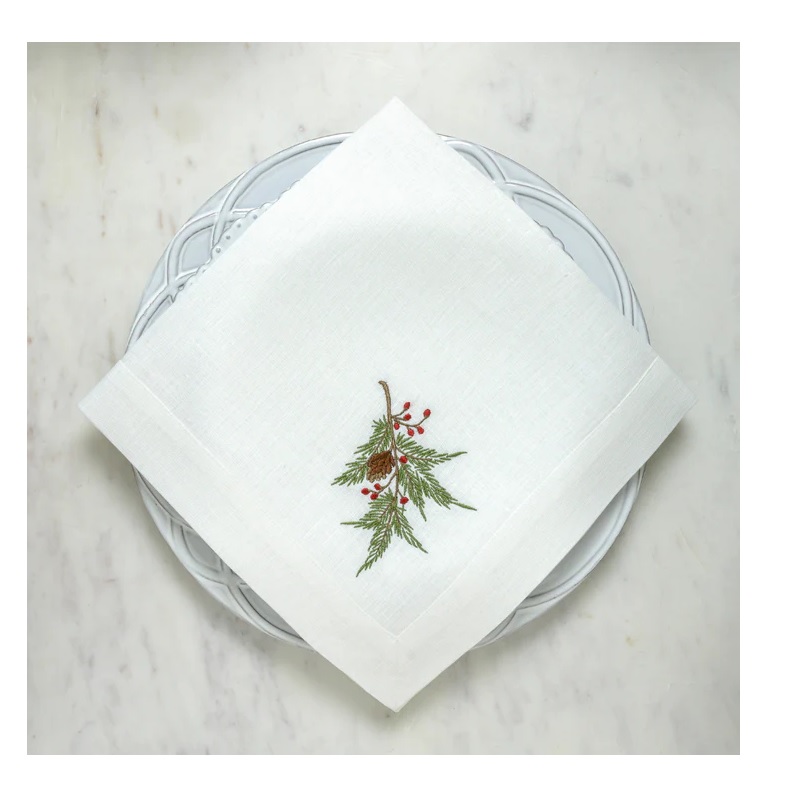 Arte Italica Natale Pine Large Napkin