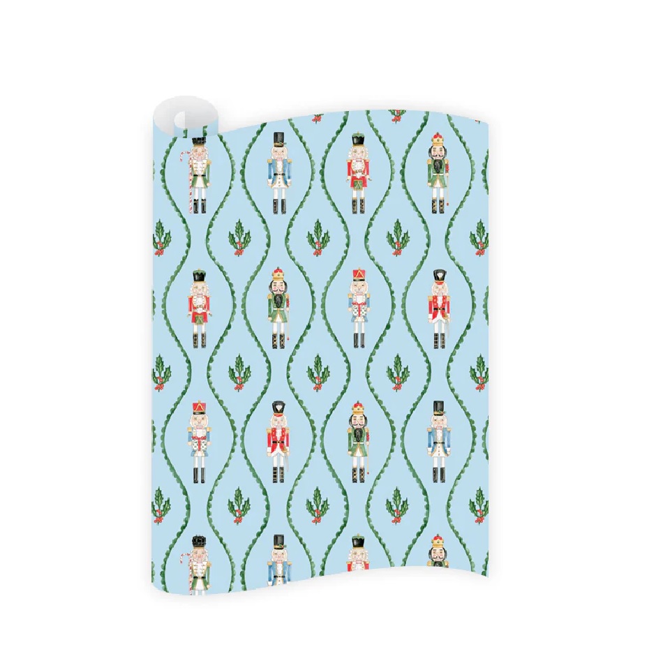 Dogwood Hill Classic Nutcrackers Wrapping Paper Roll