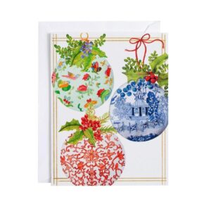 Caspari Porcelain Ornaments Boxed Christmas Cards