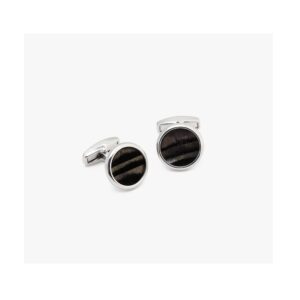 Brackish Chino Cufflinks - Rhodium