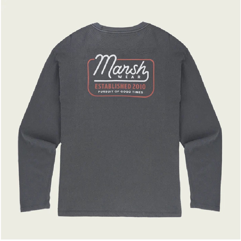 Marsh Wear Classic Marsh Long Sleeve T-Shirt - Shadow