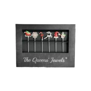 The Queens’ Jewels Christmas Collection Cocktail Picks